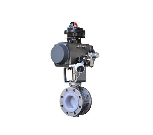 Fluorine Lined Butterfly Valve