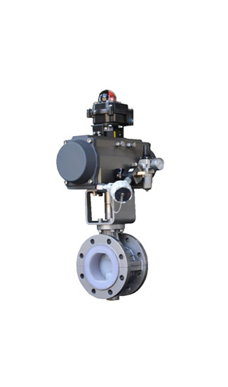 Fluorine Lined Butterfly Valve